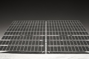 Photovoltaic panels view