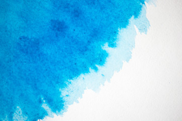 blue texture with watercolor stains