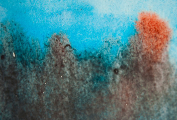 blue texture with watercolor stains