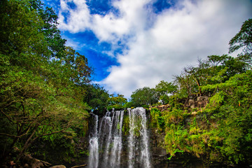 Beautiful waterfall Llanos de Cortez  in Liberia, Costa Rica.