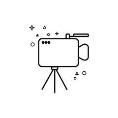 simple camera icon template design