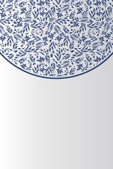 Chinese Porcelain Style Background