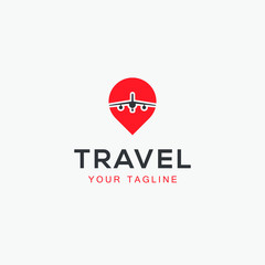 plane icon for travel logo design minimalist
