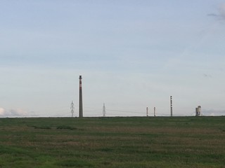 Fototapeta na wymiar Factory chimneys