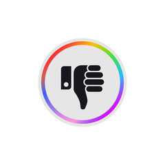 Thumbs Down -  Modern App Button