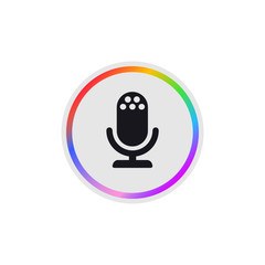 Mic -  Modern App Button