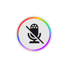 Mic Mute -  Modern App Button
