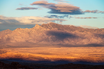 The sun sets at Valley of Fire State Park in Nevada