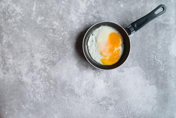 egg in a frying pan