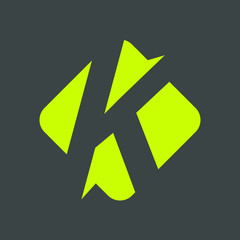 initial letter vector logo template