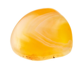 Fototapeta premium polished Carnelian (cornelian) gem stone cutout