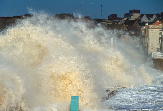 big storm in the north of France
