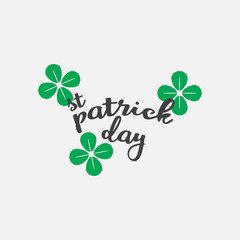 Happy ST. Patrick Day Celebration Vector Template Design Illustration