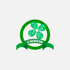 Happy ST. Patrick Day Celebration Vector Template Design Illustration