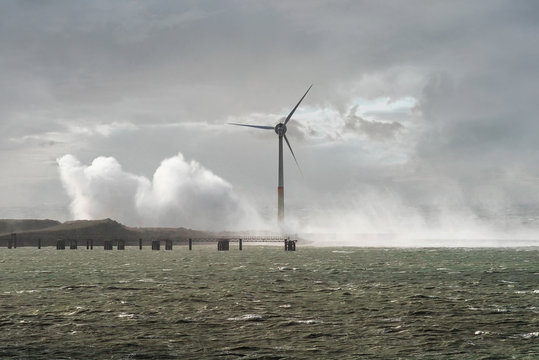 big storm in the north of France