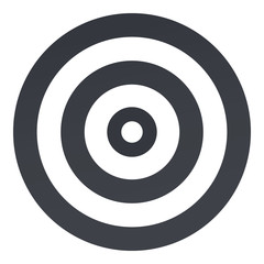 Vector Black Target Icon