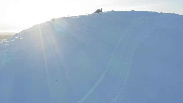 winter mountain landscape Trysil Norway