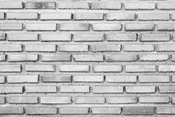 Vintage black and white brick wall for minimalism and hipster style background and design purpose