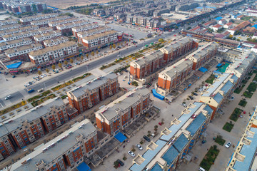 Aerial shooting of China's rural production and life scenes