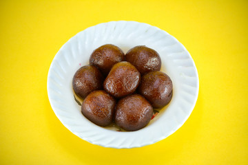 Indian Dessert or Sweet Dish Gulab Jamun