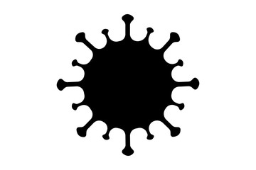infection of corona virus icon