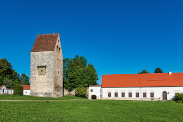 Wessobrunn Abbey, a Benedictine monastery near Weilheim in Bavaria, Germany