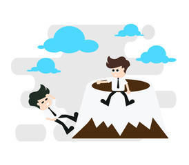 business man concept ,Vector illustration.