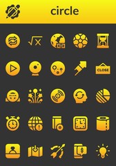 circle icon set