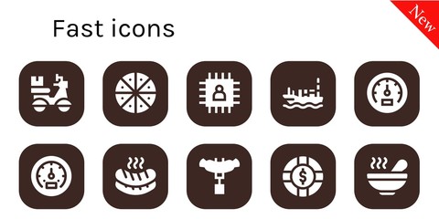 fast icon set