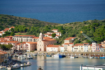 Fototapeta na wymiar Harbour of Port Vendres