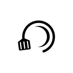 spatula logo template design vector icon illustration