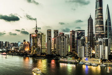 Obraz premium China Shanghai City Scenery