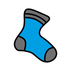 Baby sock icon