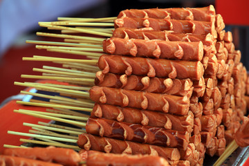 Chinese traditional snack roast ham