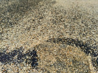 Sand and the rock natural background