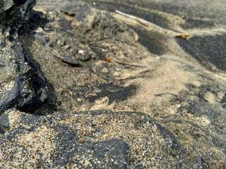 Sand and the rock natural background
