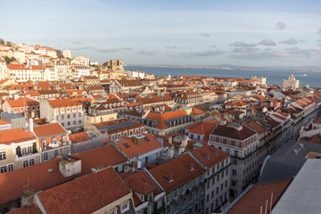 Fototapeta na wymiar Panorama of Lisboa, Portugal