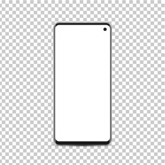 Smartphone mobile background png  mockup this  isolated on background. 