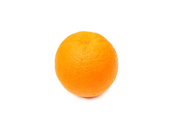 Ripe orange isolated on white background with copy space for text or images.