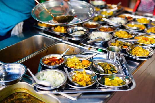 Traditional Myanmar lunch