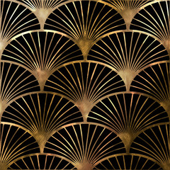 Artdeco pattern fan-shaped.