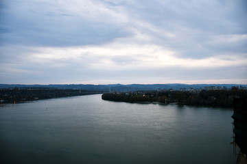 view from the Petrovaradin fortress