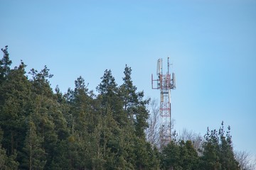tower with antennas