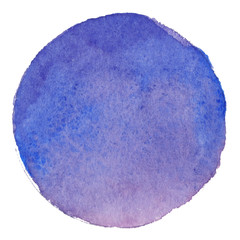 purple watercolor circle