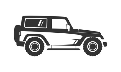 Off road car simple luxury vector