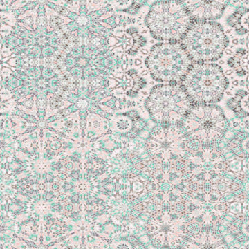 Kaleidoscope intricate stylized parametric fade ethnic tribal fantasy detailed symmetric illusion graphic design. Seamless repeat raster jpg pattern swatch. Great for scart print.