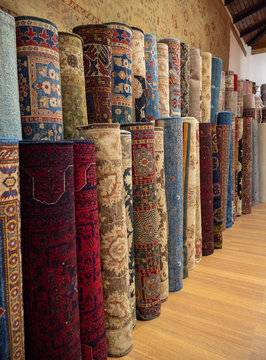 Turkish and Persian carpet shop in Izmir region