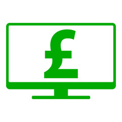 Britisches Pfund und Monitor