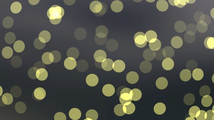 Circle-shaped khaki bokeh on dark slate gray background