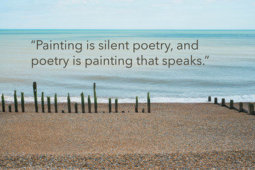 Wise quote by ancient philosopher Plutarch against nature background. Original image also available. 